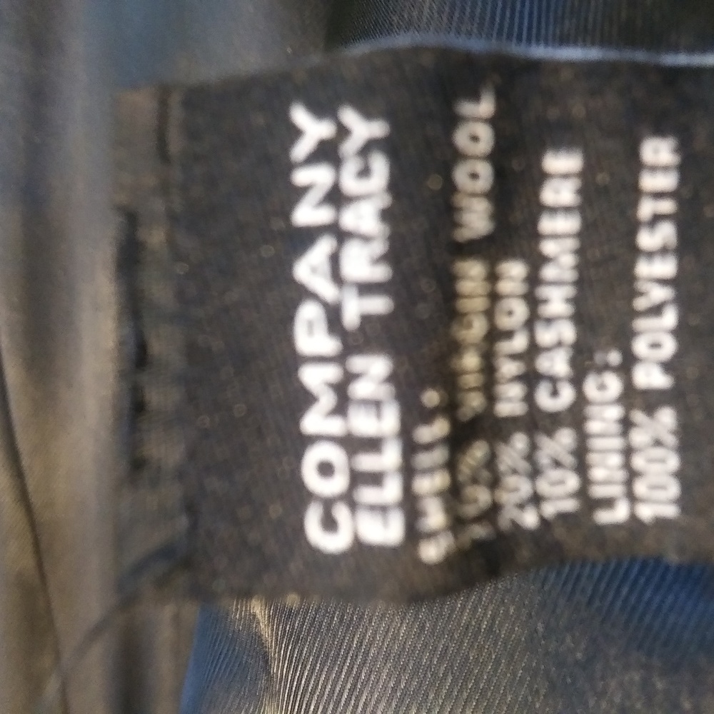 Company Ellentracy size 10 women's wool black coat - Picture 5 of 6